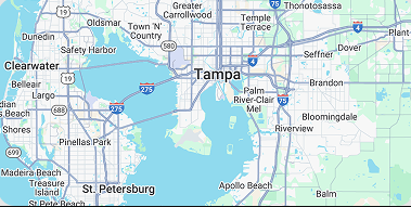 Tampa Bay Service Area Map